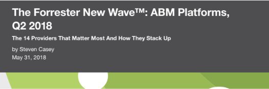 Forrester ABM Wave Report